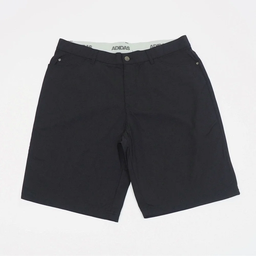 Adidas Golf AdiCross Shorts Mens 36 Black Flat Performance Stretch Nylon Blend